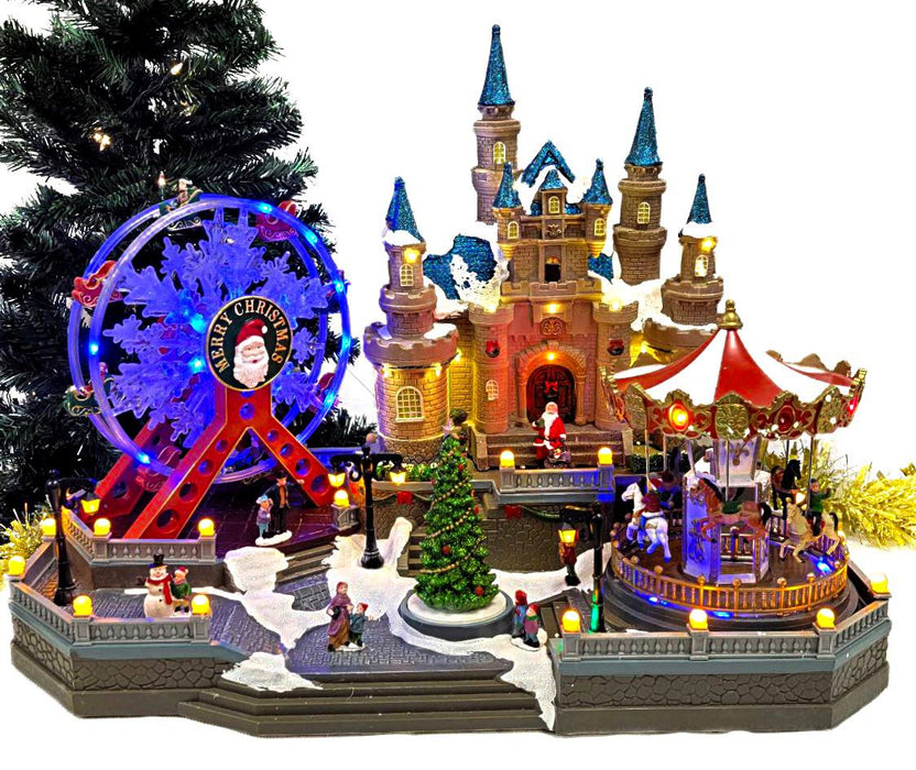 Amusement Park Christmas Decoration. Christmas Village F07M4-15