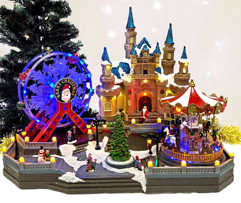 Amusement Park Christmas Decoration. Christmas Village F07M4-15