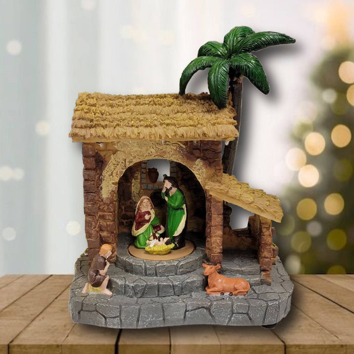 Traditional Nativity Scene Christmas Decoration. Christmas Village F07M4-2