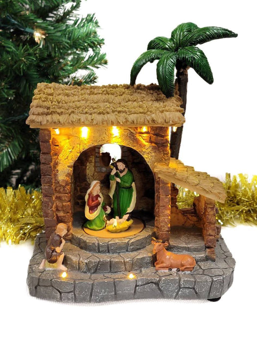 Traditional Nativity Scene Christmas Decoration. Christmas Village F07M4-2