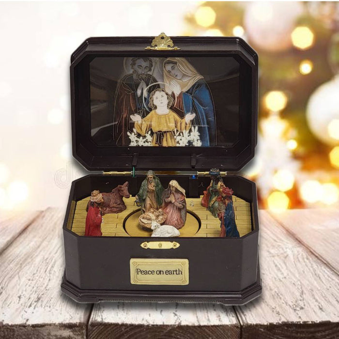 Traditional Nativity Scene Christmas Decoration. Christmas Village F07M4-4