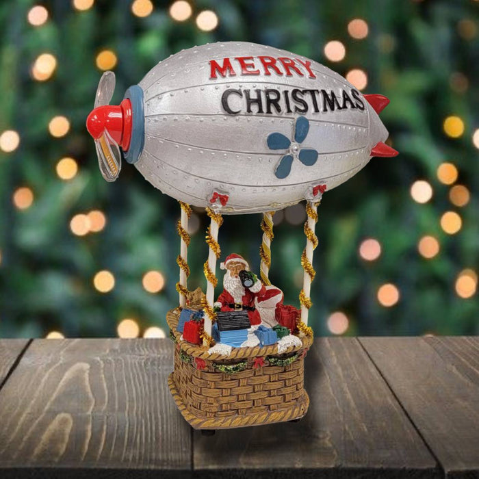 Hot Air Balloon Christmas Decoration. Christmas Village F07M3-25