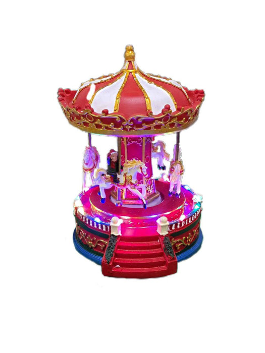 Christmas Carousel Decoration - Small. Christmas Village F07M3-1-FQ22011