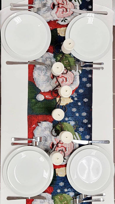 Santa Claus Christmas Table Runner F07M5-8C