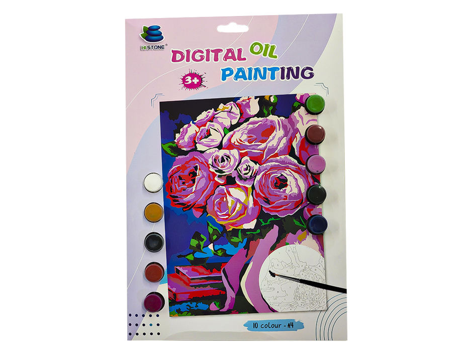 Dolphin Paint by Numbers Kit F07M1-6-Flower