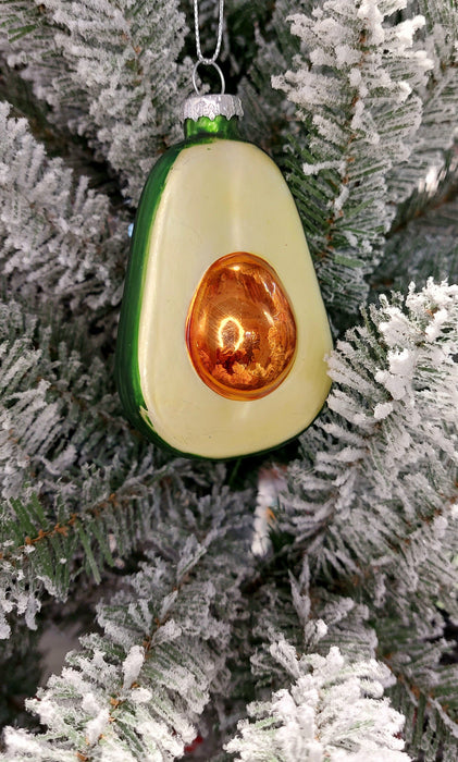 Christmas Glass Ornament - Avocado by Wizardi F07M3-37 HB-SY25131