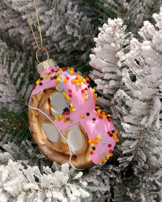 Christmas Glass Ornament - Pretzel by Wizardi F07M3-30 HB-SY25071