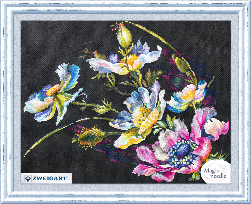 The Secret of Anemones 210-191 Counted Cross-Stitch Kit