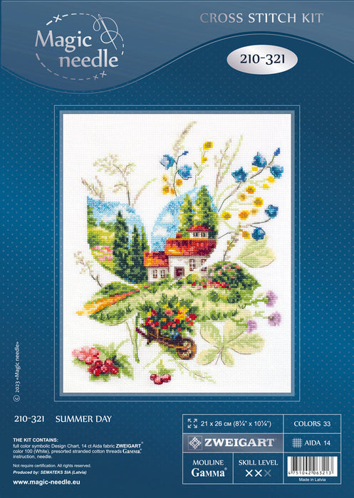 Summer Day 210-321 Counted Cross-Stitch Kit