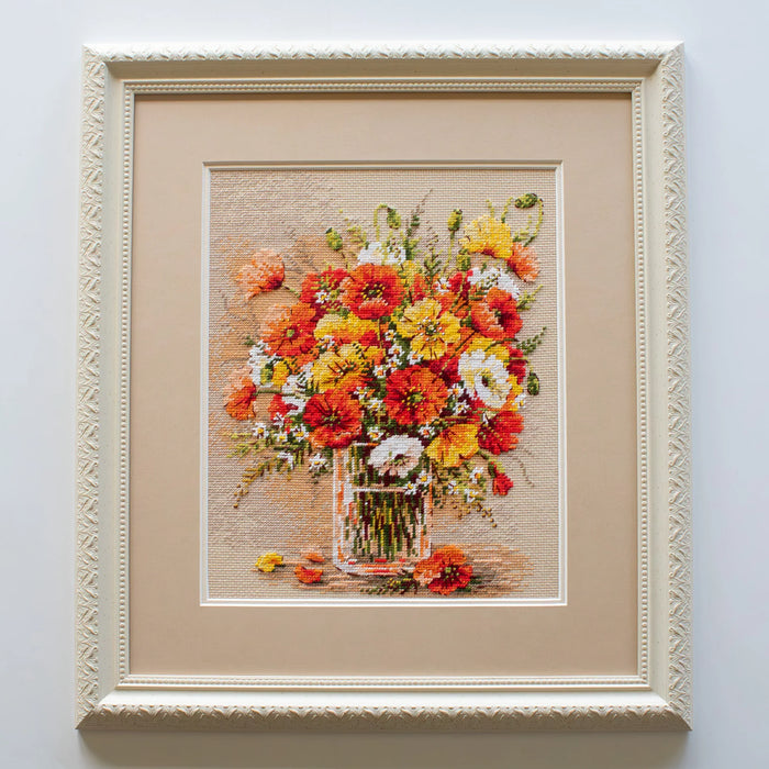 Field Poppies R2306 Counted Cross Stitch Kit
