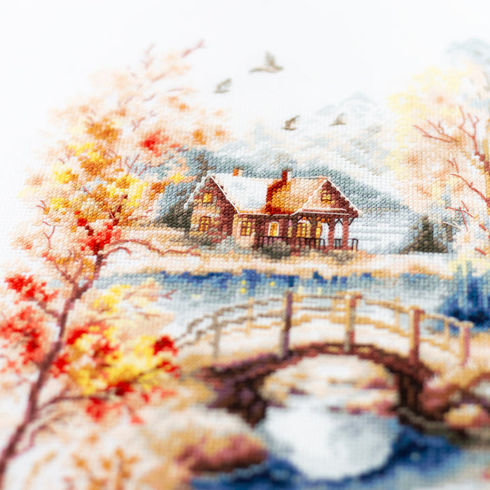 Autumn Watercolor 250-068 Counted Cross-Stitch Kit