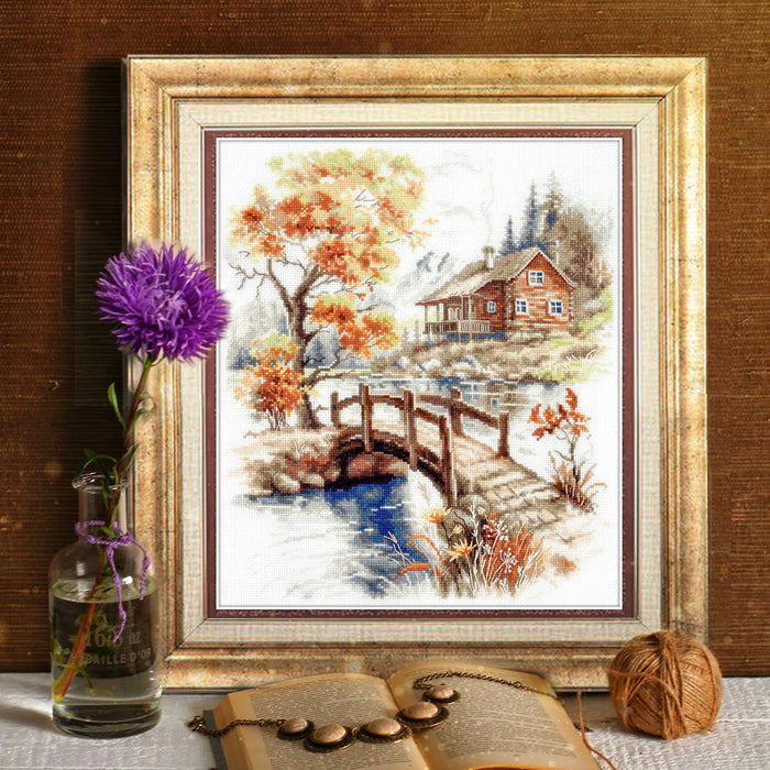 Autumn in the Mountains 250-069 Counted Cross-Stitch Kit