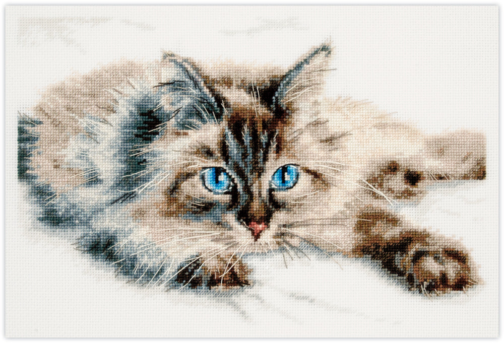 Fluffy Happiness 260-170 Counted Cross-Stitch Kit