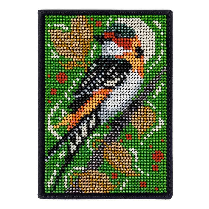 Bead embroidery kit on artificial leather FLBB-059