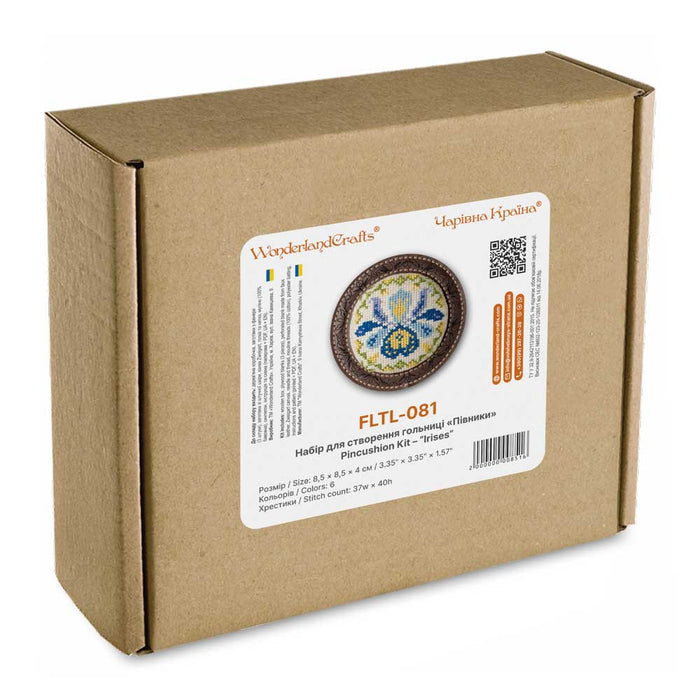 Pincushion Kit Irises FLTL-081