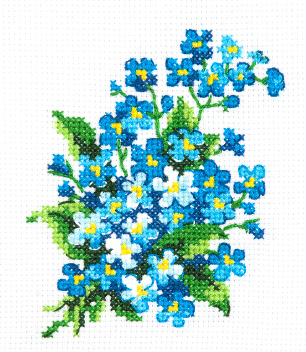 Forget-me-Nots 28-06 Counted Cross-Stitch Kit