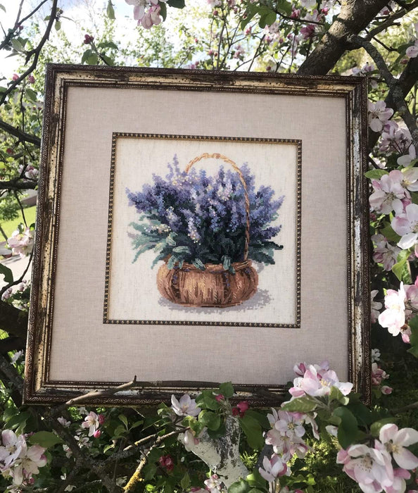 French Lavender R1404 Counted Cross Stitch Kit