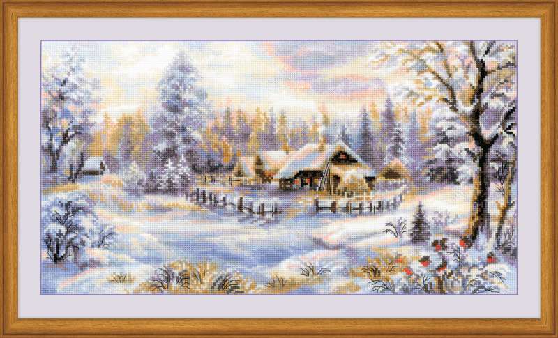 Winter Evening R1427 Counted Cross Stitch Kit