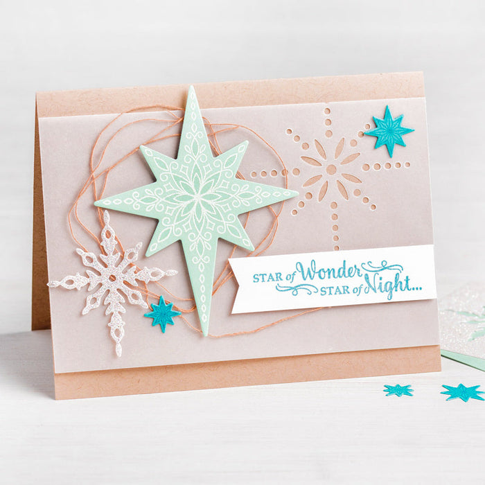 Starlight Thinlits Scrapbooking Cutting Die by Wizardi QJ120