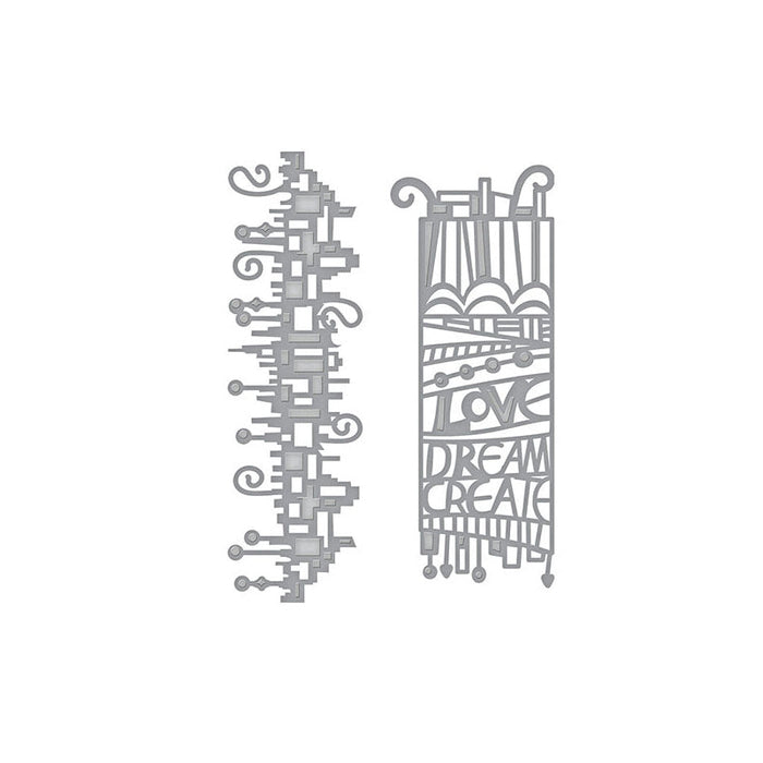 Bookshelf Scrapbooking Cutting Die by Wizardi QJ88