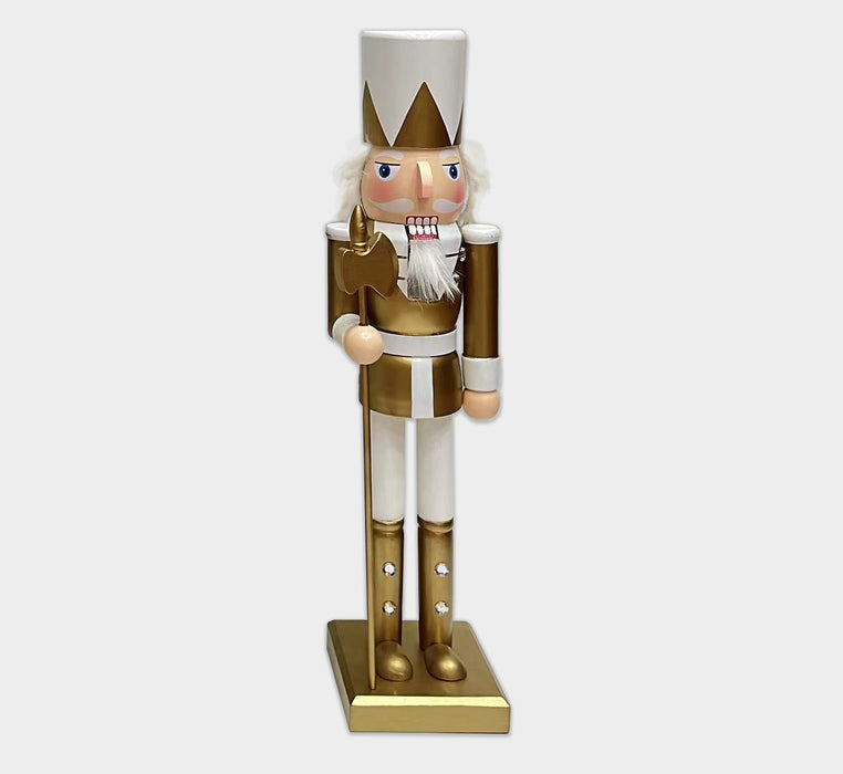 Wooden Golden Axe Nutcracker Wizardi F07M6-14D