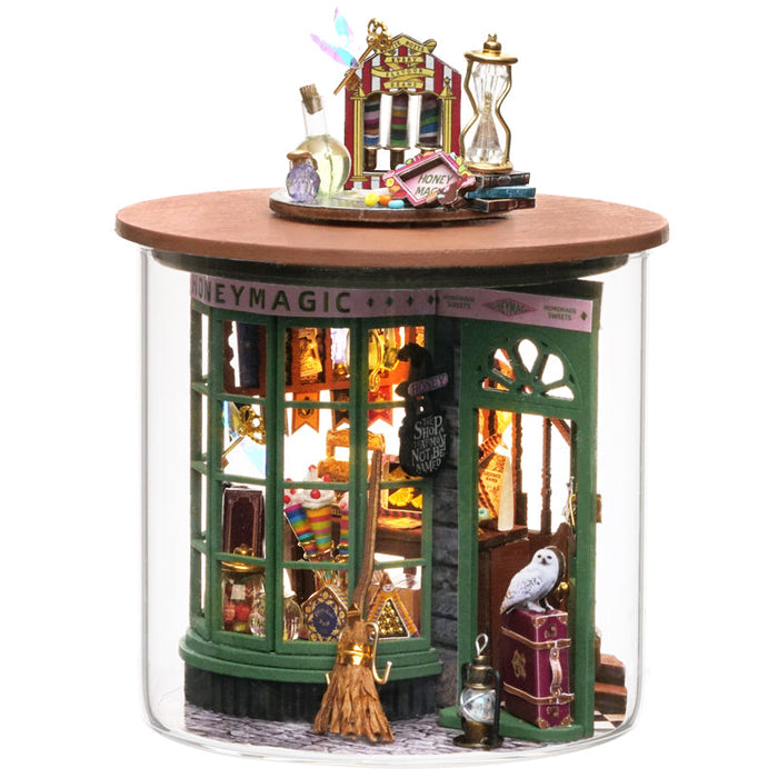 Miniature Wizardi Roombox Kit - Magic Shop Dollhouse Kit