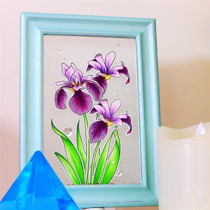 Spring Flowers Clear Stamp & Metal Die Set QS11