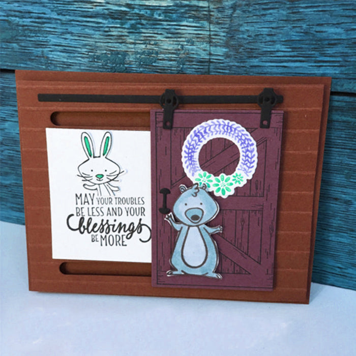 Door Clear Stamp & Metal Die Set QS10