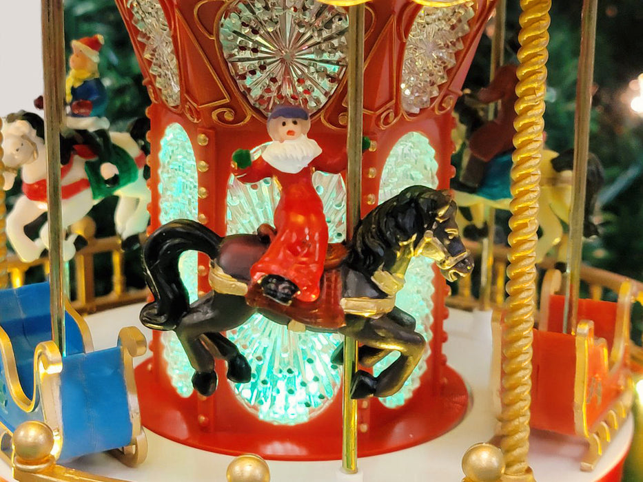 Christmas Carousel Decoration F07M4-11-W270