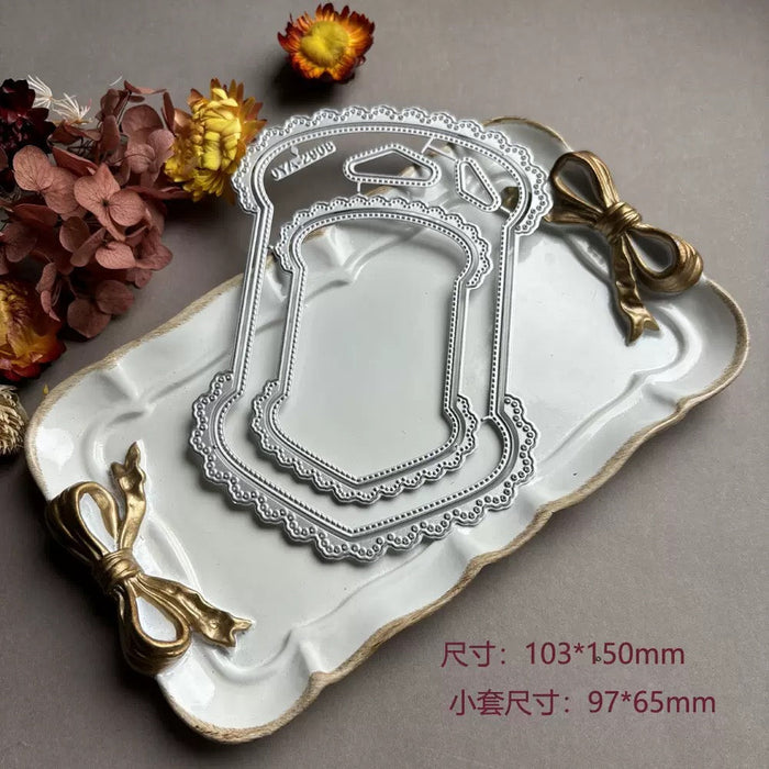 Ornate Frame Scrapbooking Cutting Die by Wizardi QJ14