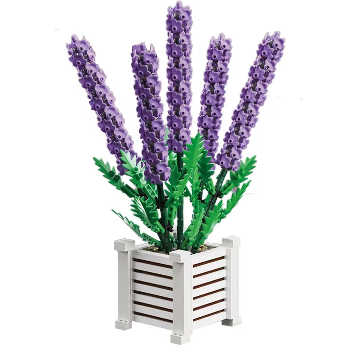 Lavender Potted Flower F07M9-5(101)