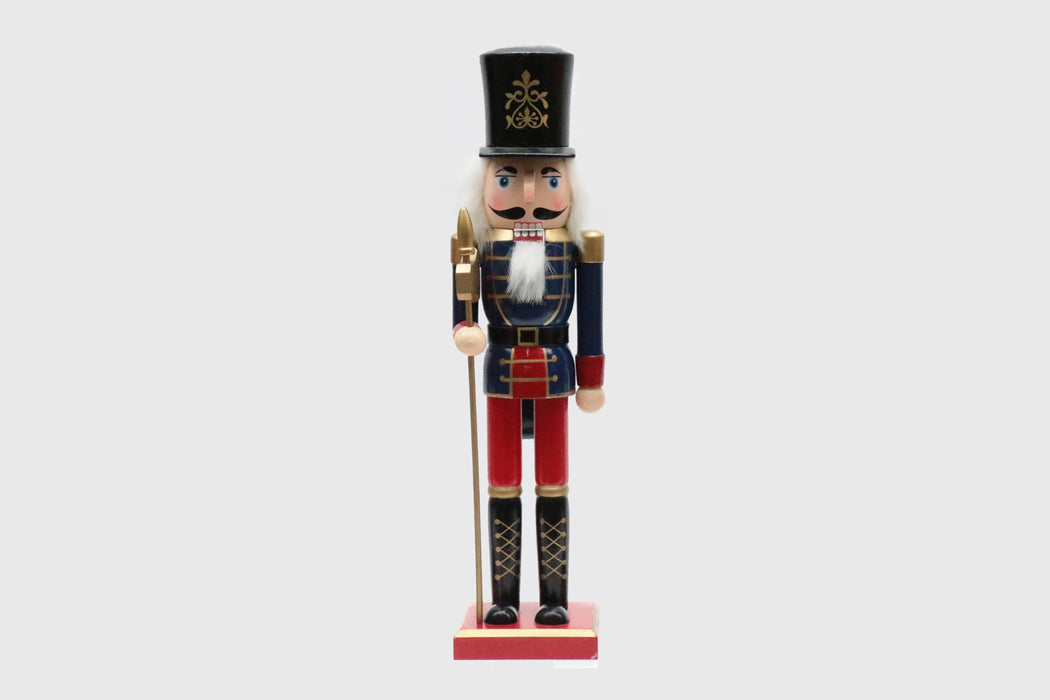 Wooden Royal Guard Nutcracker Wizardi F07M6-11 Blue