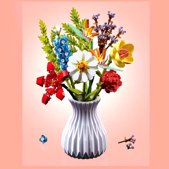 Constructor flower bouquet in a vase F07M9-6(109)