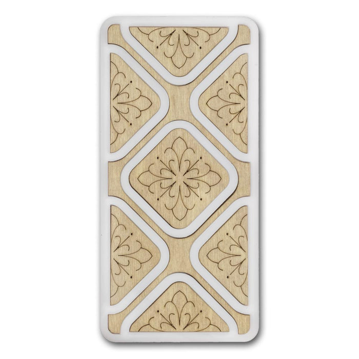 Magnetic Needle Case Large Light Stone Geometry FLZB(N)-182