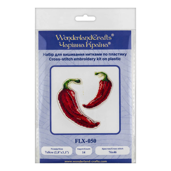 Cross-stitch kits on a plastic base FLX-050