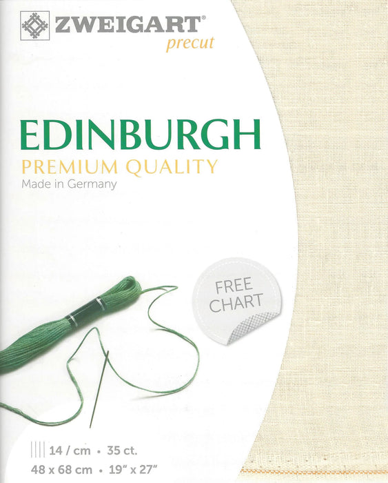 Precut Edinburgh 36 count Soft Cream 3217/99