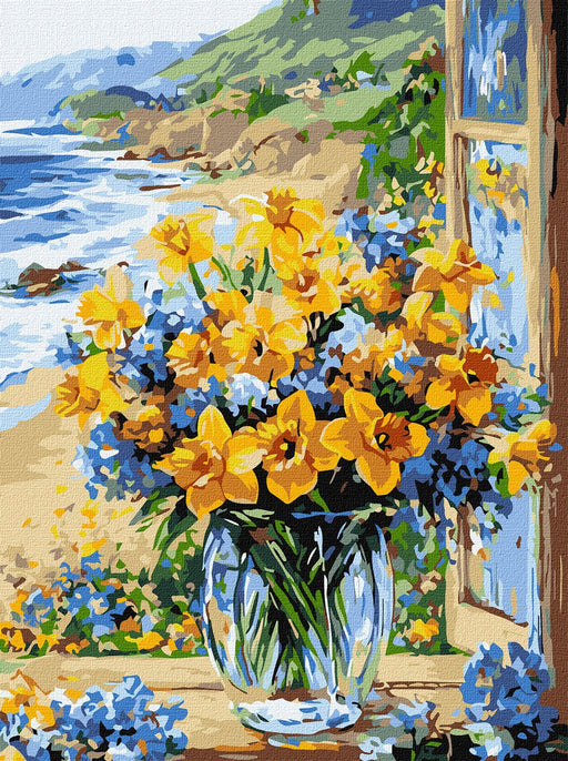 Painting by Numbers kit The flower coast KHO3301