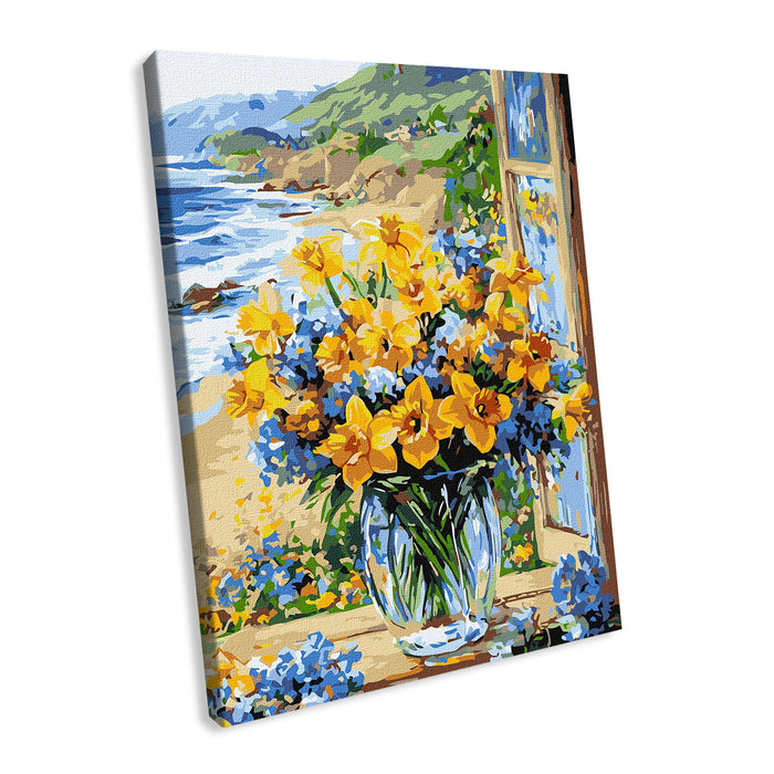 Painting by Numbers kit The flower coast KHO3301