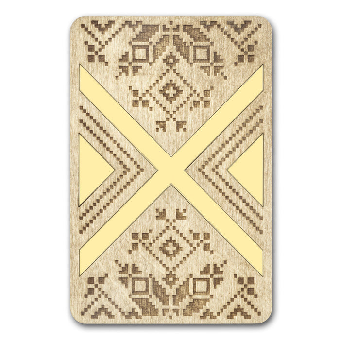 Magnetic Needle Case Rectangular Ethnic Pattern FLZB(N)-194