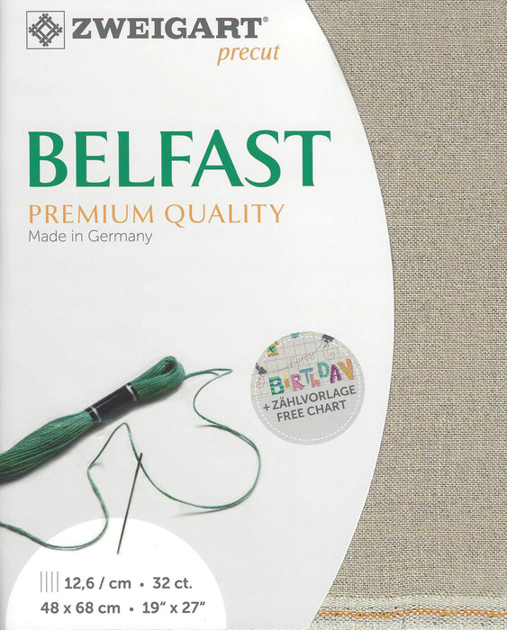 Precut Belfast 32 count Silver Raw 3609/17