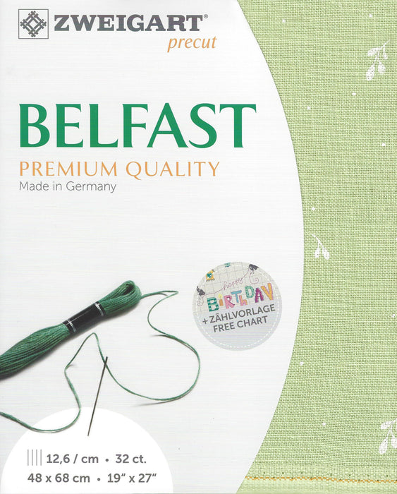 Belfast Leaves 32 count Green/White 3609/6369