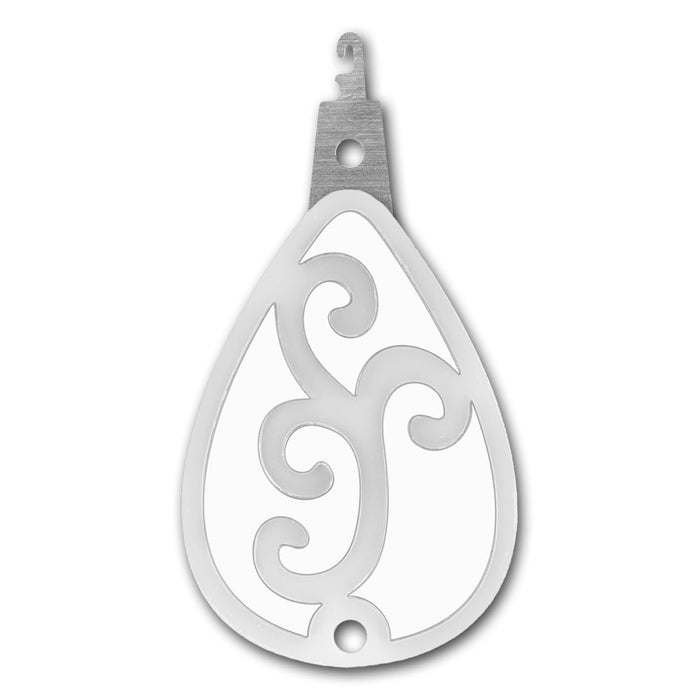 Needle Threader Silver Pattern FLNT-042