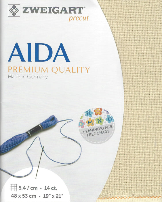 Precut Stern-Aida 14 count Dark Beige 3706/3740