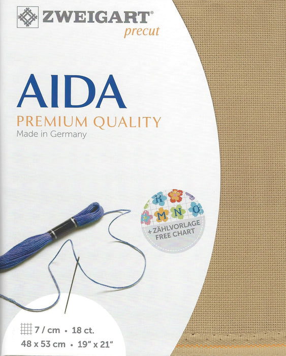 Precut Fein-Aida 18 count Dirty 3793/300