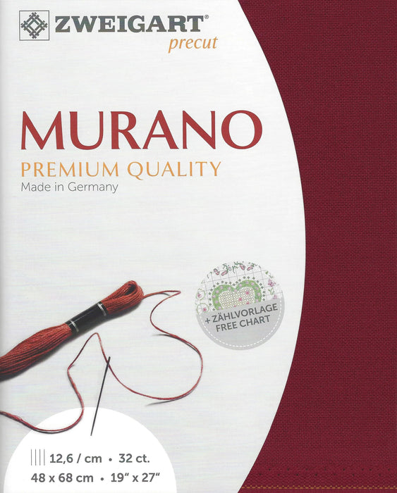 Precut Murano 32 count Ruby Wine 3984/9060