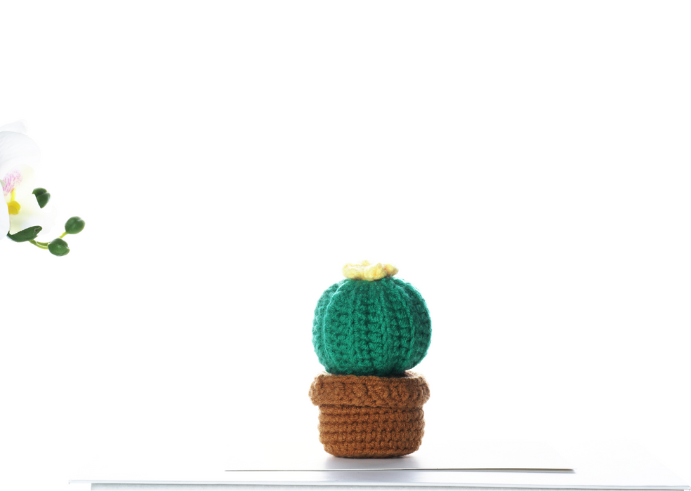Potted Flower Amigurumi DIY Crochet Kit Wizardi F07N8-M18