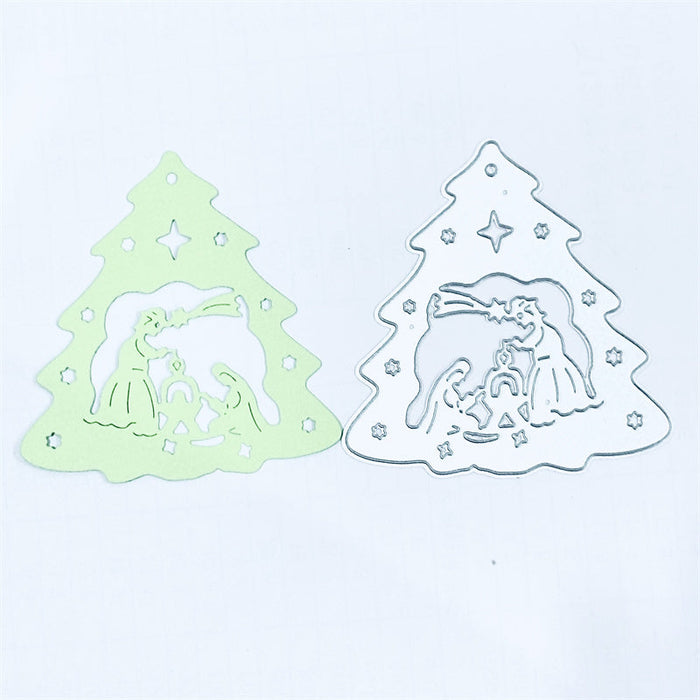 Nativity Scene Scrapbooking Cutting Die by Wizardi QJ131
