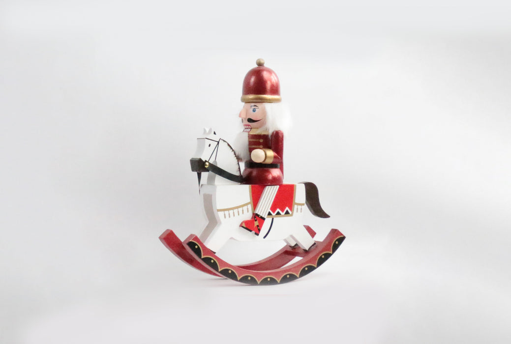 Wooden Crimson Rider Nutcracker Wizardi F07M6-15A