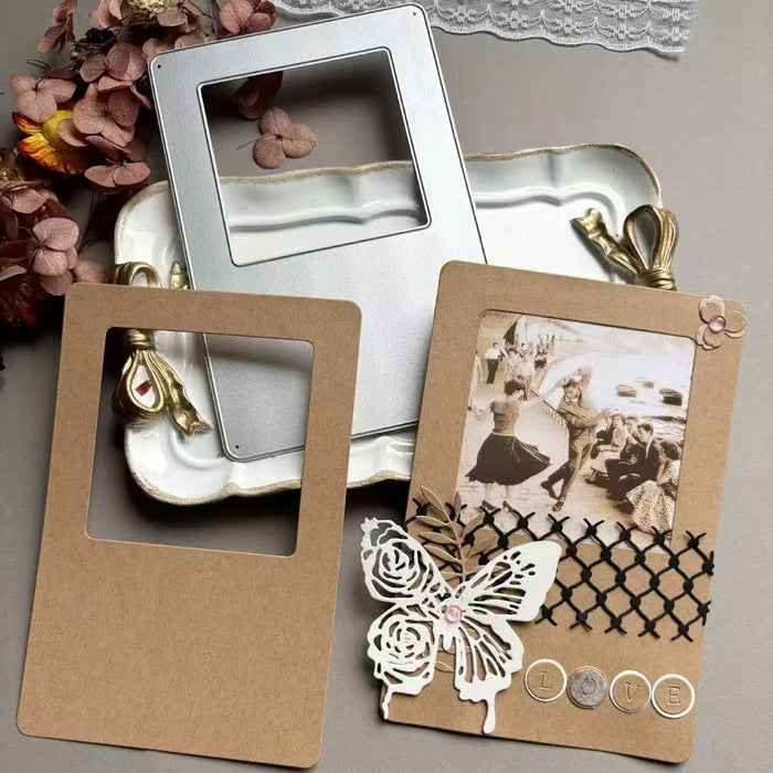 Rectangle Scrapbooking Cutting Die by Wizardi QJ07