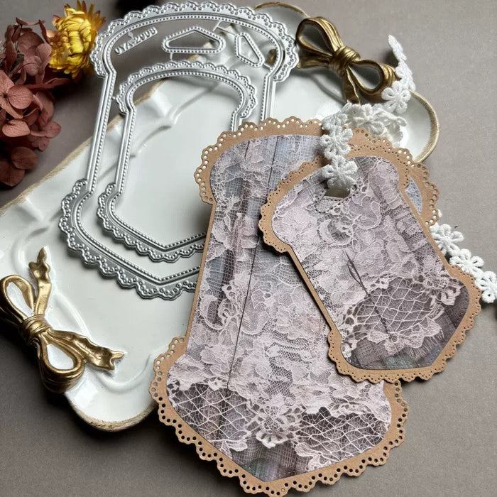 Ornate Frame Scrapbooking Cutting Die by Wizardi QJ14